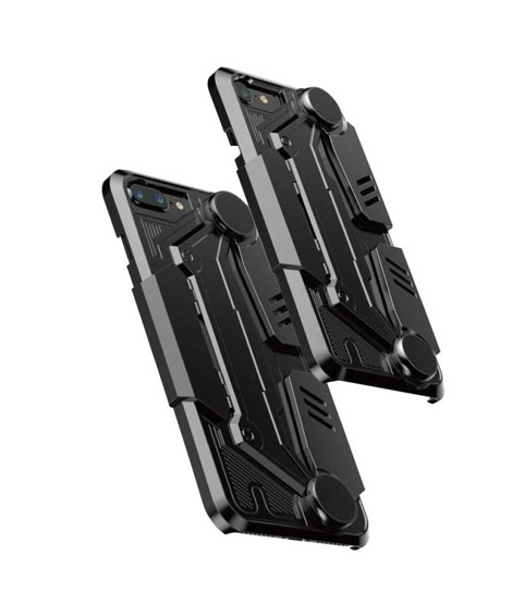 iShopping - Baseus Gamer Gamepad Case With Kickstand For iPhone 7/8 Black