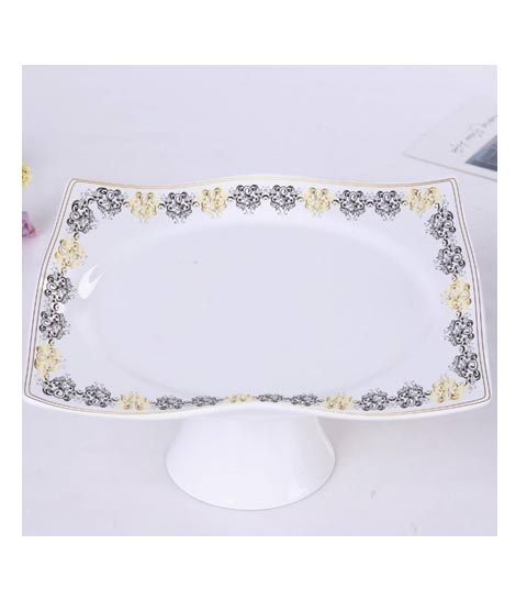 iShopping - Easy Shop 8.75" Square Shape Cake Plate (1044)