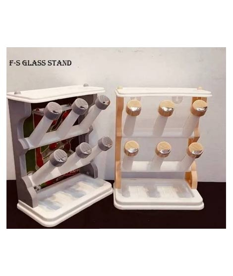 iShopping - Easy Shop Plastic Holder Glass Stand - 6Pcs