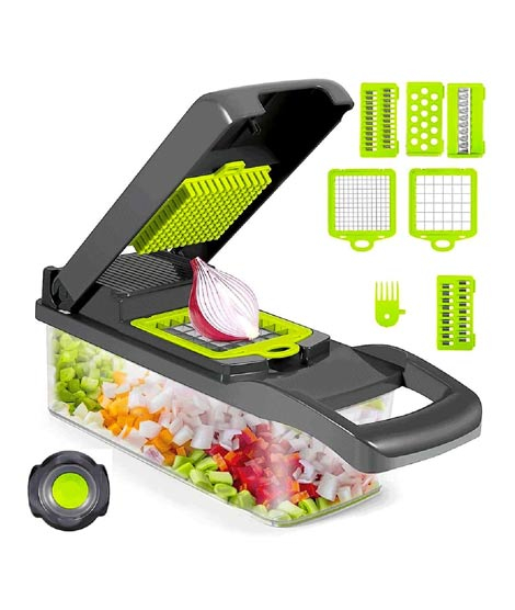iShopping - Easy Shop 12 in 1 Mandolin Slicer Cutter Vegetable Choppers