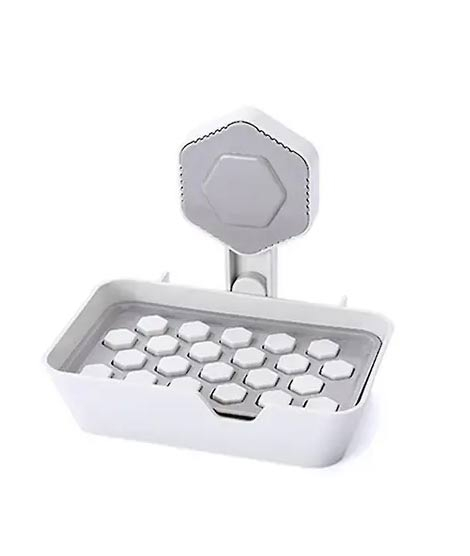 iShopping - Easy Shop Wall Mounted Double Tray Soap Dish Holder