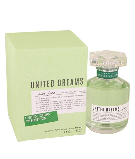 iShopping - Benetton United Dreams Live Free Eau De Toilette For Women 80ML