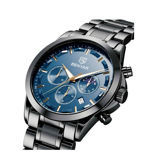 iShopping - Benyar Chronograph Exclusive Watch For Men's Grey (by-5160-3)