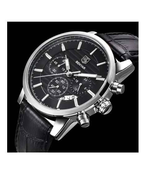 iShopping - Benyar Exclusive Chronograph Edition Men's Watch Black (BY-1031)
