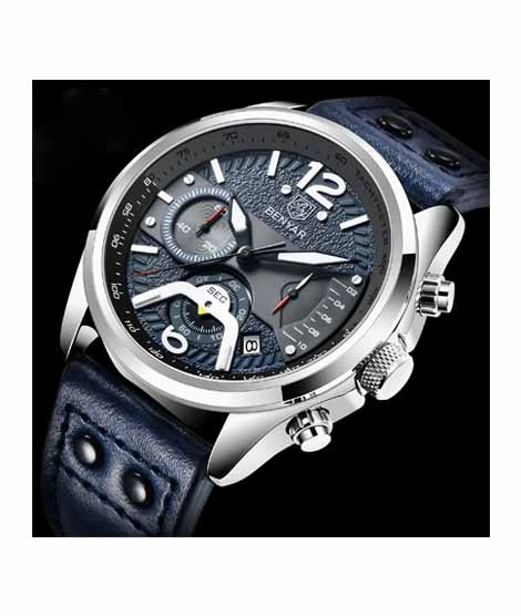 iShopping - Benyar Exclusive Edition Men's Watch Navy Blue (BY-1213)