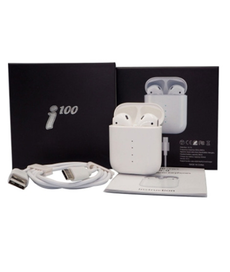 iShopping - Best Buy i100 Wireless Bluetooth Earphones White (0010)