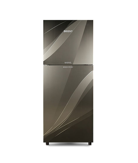 iShopping - Orient Marvel 410i Inverter GD Freezer-on-Top Refrigerator 15 Cu Ft Grey