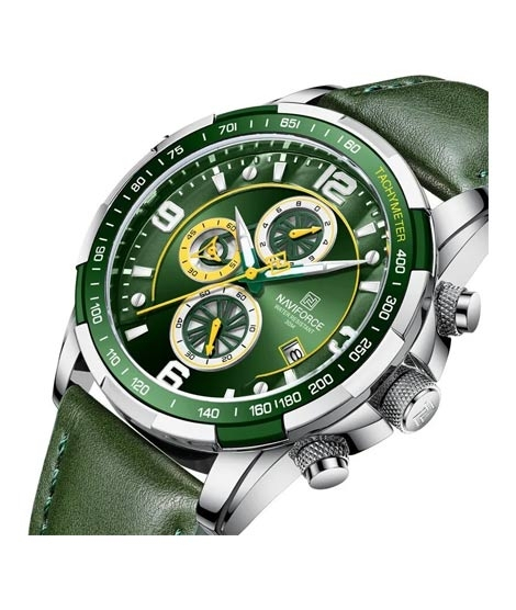iShopping - Naviforce Fortuitus Chronograph Men's Watch Green (NF-8020-3)