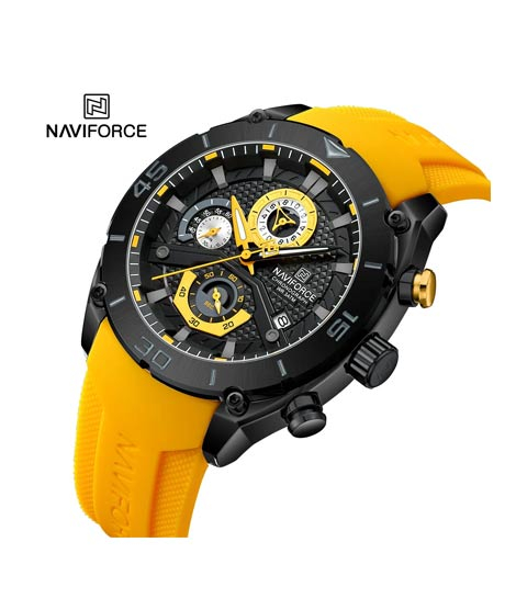 iShopping - Naviforce Spectra Edition Watch For Men Yellow (NF-8038-3)