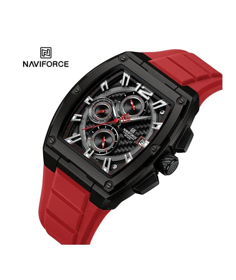 iShopping - Naviforce Square Force Watch For Men Red (NF-8050-2)
