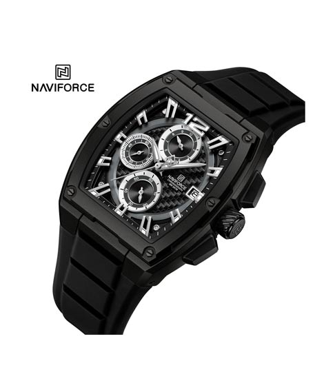 iShopping - Naviforce Square Force Watch For Men Black (NF-8050-1)