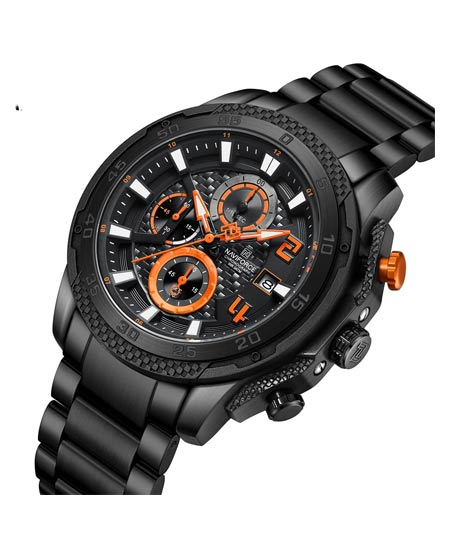 iShopping - Naviforce Chrono Titan Watch For Men Black (nf-8047-2)