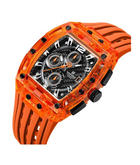 iShopping - Naviforce Chrono Trek Watch For Men Orange (nf-7105-6)