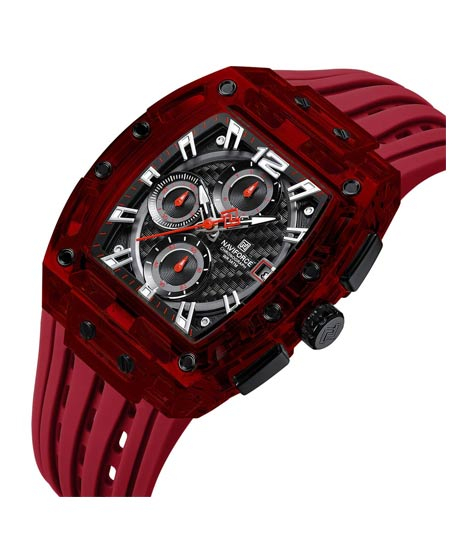 iShopping - Naviforce Chrono Trek Watch For Men Red (nf-7105-7)