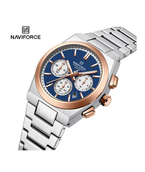 iShopping - Naviforce Bond Chrono Watch For Women Two Tone (NF-8048l-3)