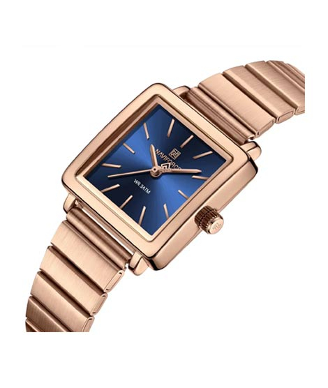 iShopping - Naviforce Square Grace Watch For Women Rose Gold (NF-5048-4)