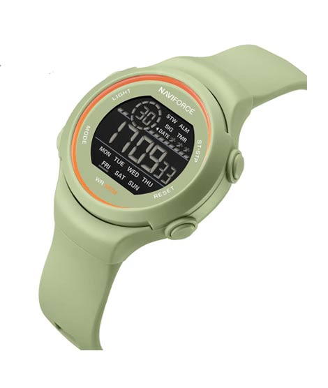 iShopping - Naviforce Digital Diva Watch For Women Green (NF-7119-4)