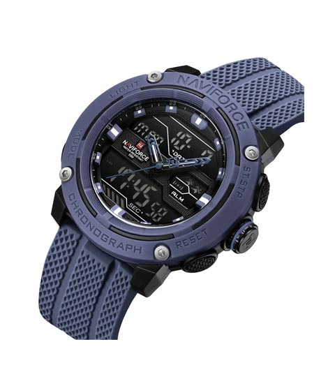 iShopping - Naviforce DualTech Watch For Men Purple (NF-7114-3)