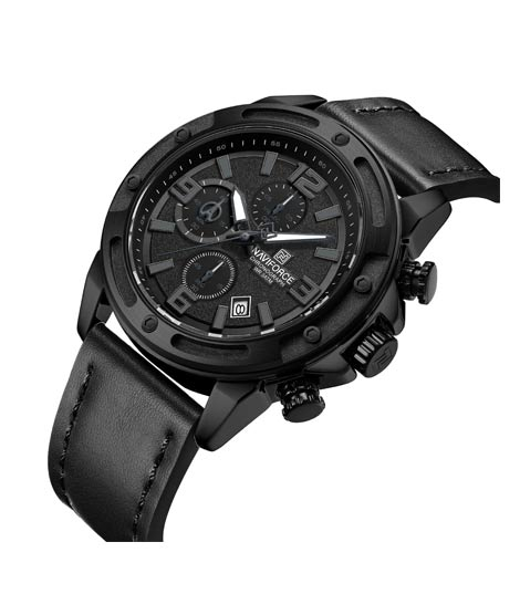 iShopping - Naviforce Titan Chrono Edition Watch For Men Black (NF-8074-3)