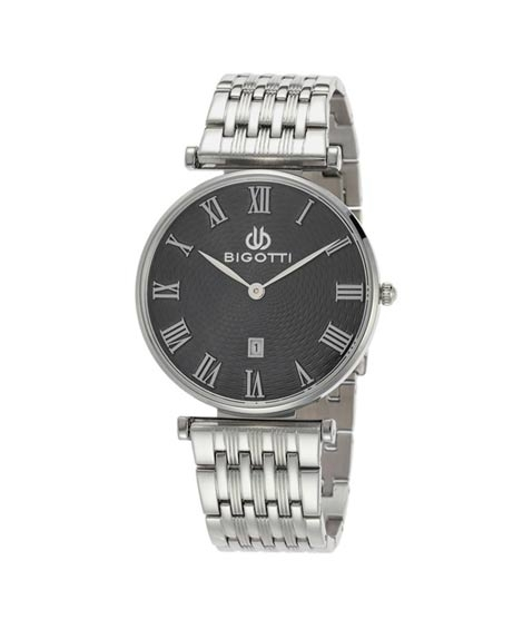 iShopping - Bigotti Analog Stainless Steel Men’s Watch Silver (BG.1.10032-3)