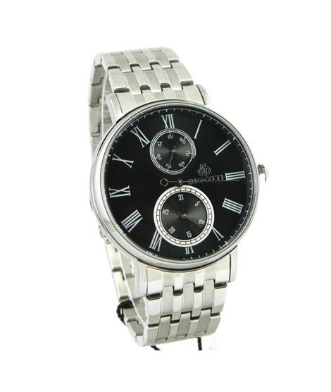 iShopping - Bigotti Analog Stainless Steel Men's Watch Silver (BG.1.10047-3)