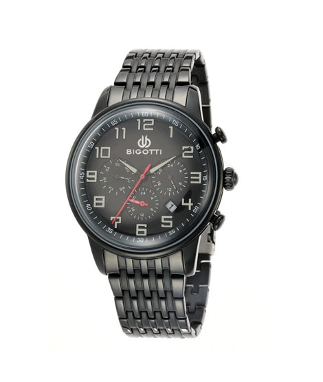 iShopping - Bigotti Stainless Steel Men's Watch Black (BG.1.10042-5)