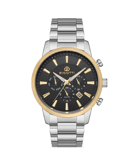 iShopping - Bigotti Stainless Steel Men's Watch Silver (BG.1.10303-4)