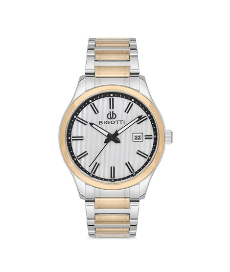 iShopping - Bigotti Stainless Steel Men's Watch Two Tone (BG.1.10167-6)