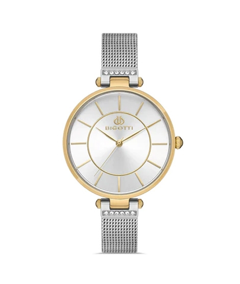 iShopping - Bigotti Stainless Steel Women's Watch Silver (BG.1.10310-4)