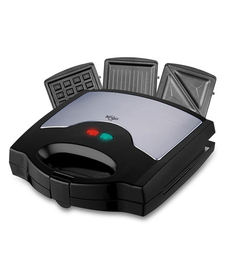 iShopping - Bingo Deluxe 3 In 1 Slice Sandwich Maker With Grill (BSM-3013)