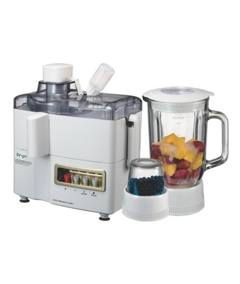 iShopping - Bingo 3-In-1 Juicer Blender & Grinder White (JBG-1000-BS)