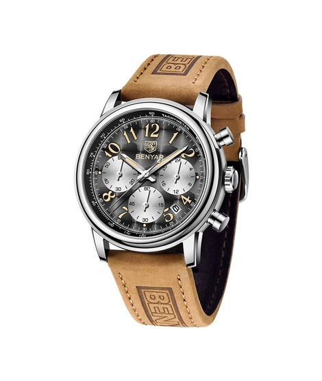 iShopping - Benyar Chronograph Edition Men's Watch Brown (BY-1273)