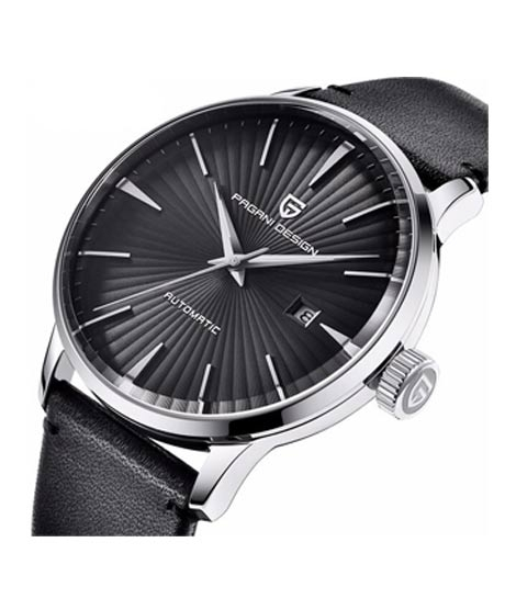 iShopping - Benyar Pagani Design Automatic Men's Leather Watch Black (PD-2770-1)