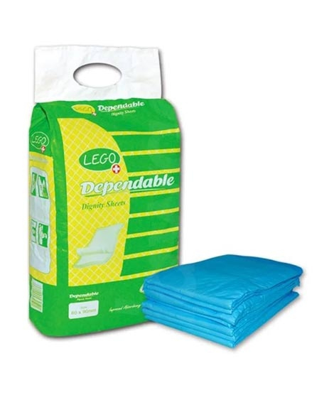 iShopping - Mtek Hygiene 60-90mm (55-56g) Lego Dignity Sheets Pack Of 10