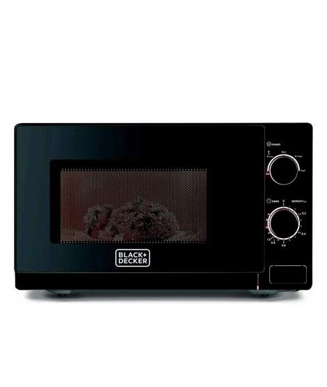iShopping - Black & Decker Microwave Oven Black 20 Ltr (MZ2020P)