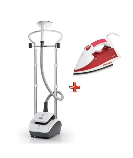 iShopping - Black & Decker Garment Steamer (GST2000PR) with Steam Iron