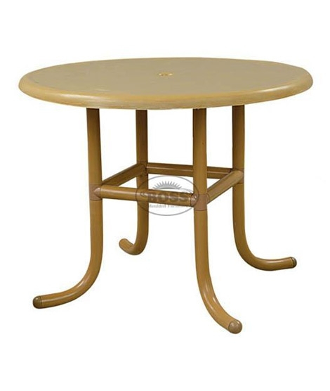 iShopping - Boss Craft UPVC Round Table (B-1121-BRN)