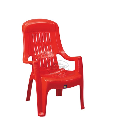 iShopping - Boss Full Plastic High Back Easy Chair (BP-625-RED)