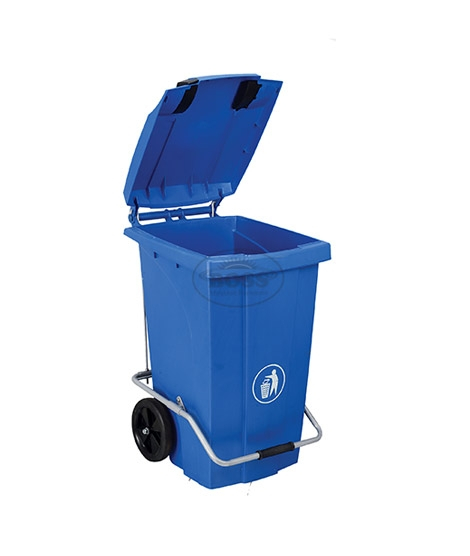 iShopping - Boss Movable Paddle 135 Ltr Waste Bin Blue (BP-716-P-BLU)