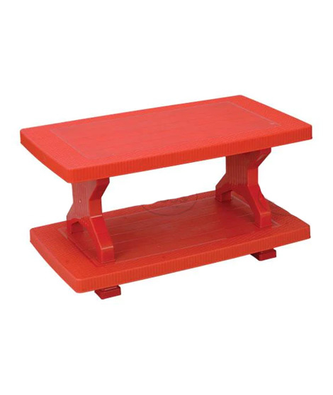 iShopping - Boss Vista Rattan Pure Plastic Double Shelf Table (BP-334)