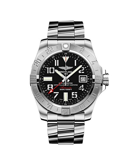 iShopping - Breitling Avenger II GMT Men's Watch Silver (A3239011/BC34-170A)