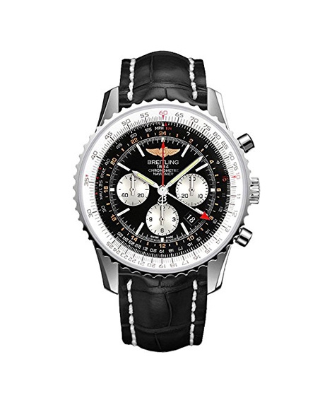 iShopping - Breitling Navitimer GMT Men's Watch Black (AB044121/BD24-761P)
