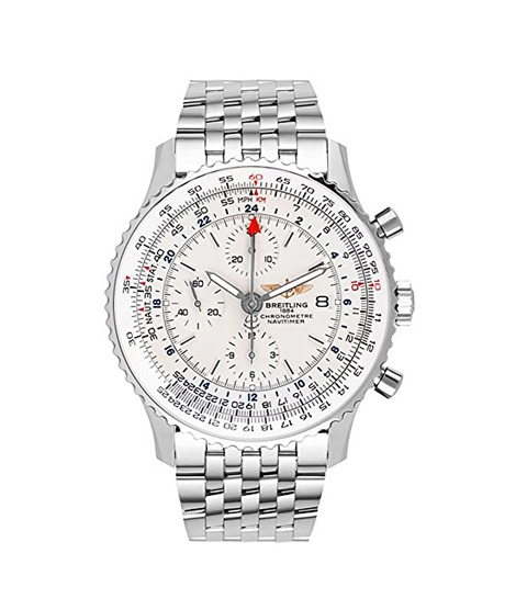 iShopping - Breitling Navitimer World Men's Watch Silver (A2432212/G571-453A)