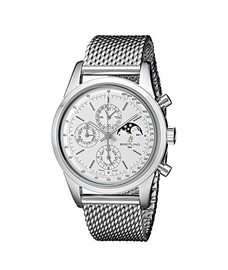 iShopping - Breitling Transocean Chronograph 1461 Men's Watch Silver (A1931012/G750)