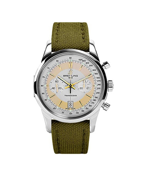 iShopping - Breitling Transocean Chronograph Edition Men's Watch Green (AB015412/G784-106W)