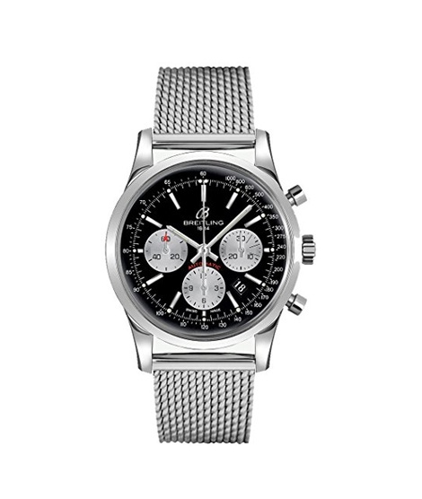 iShopping - Breitling Transocean Chronograph Men's Watch Silver (AB015212/BF26-154A)