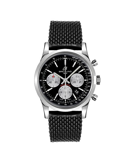 iShopping - Breitling Transocean Chronograph Men's Watch Black (AB015212/BF26-278S)