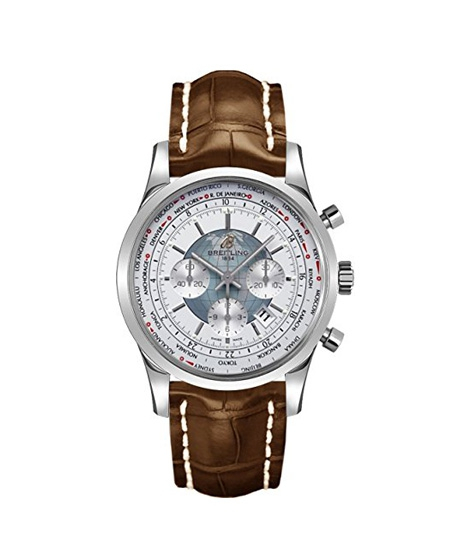 iShopping - Breitling Transocean Chronograph Unitime Men's Watch Brown (AB0510U0-A732-757P)