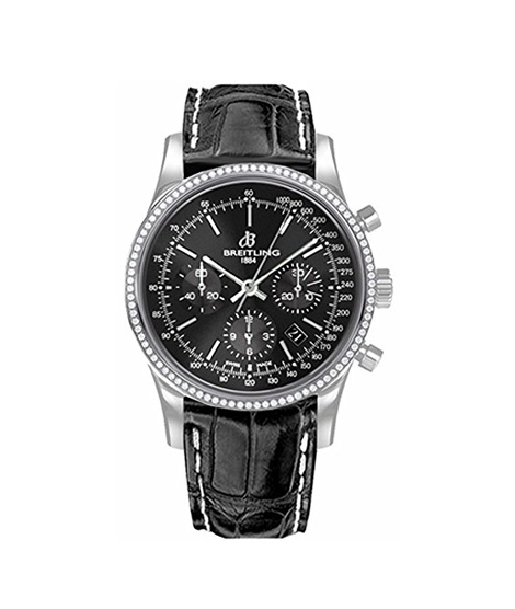 iShopping - Breitling Transocean Men's Watch Black (AB015253/BA99-743P)