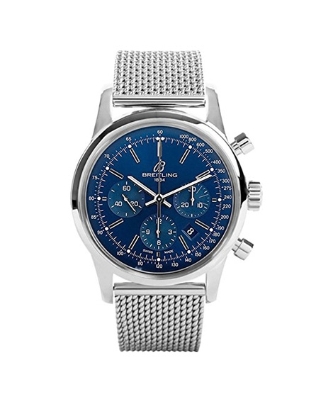 iShopping - Breitling Transocean Men's Watch Silver (AB015112/C860-154A)